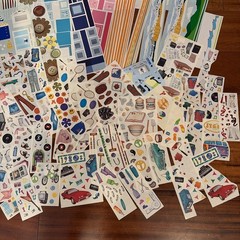 Scrapbooking Sticker Lot Stickers Creative Memories 107 Sheets Mrs. Grossman’s