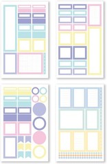 Decorative Pastel Stickers – Enhance Your Creative Projects