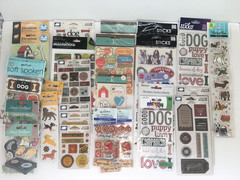Lot of 32 Dog Sticker Sheets New Cloude9 Design Sandylion Elevations & Others