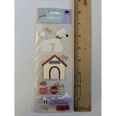 Vintage Touch of Jolee’s Poodle DOG House Theme Stickers 64458 FAST ship!