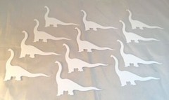 Tim Holtz Dinosaur Die Cuts * Set of 12 * Brontosaurus, Stegosaurs or T-Rex!