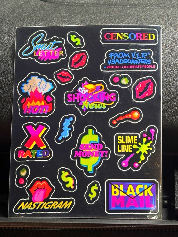 Lisa Frank Inspired Stickers X Rated Spencer’s SEND MONEY!!