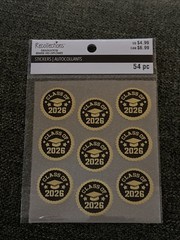 54 Piece Class Of 2026 Stickers