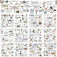 12 Sheets Rub On Transfers For Crafts And Furniture Rub On Transfer Stickers Dec