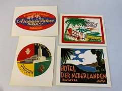 Luggage Label Stickers 20 Pack Travel Sunny Chimes Warm Tropical Destinations