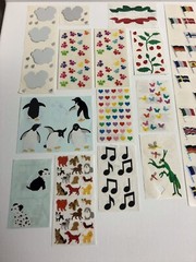 Mixed Lot of Sandylion and Mrs. Grossman’s Stickers Bears / Sm Dogs / Insects