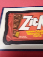 2004 ZIT KAT BEEF FLAVOR TOPPS LOGO STICKER CARD GREAT FOR VINTAGE COLLECTION!