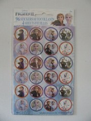 DISNEY FROZEN II Stickers 4 Sheets 96 Pieces NIP