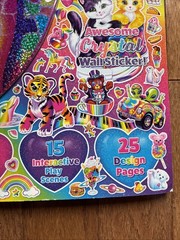 Lisa Frank Giant Sticker Activity Pad Over 2000 Stickers, Play Scenes, Design Pg