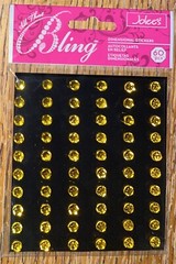RARE Jolees Mini Gold Gems Gemstones Wedding Card Making Scrapbook Stickers 3D