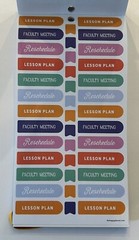 NEW Happy Planner Jess Miller CLASSROOM BIRGHTS Big Sticker Sheet Pack 811