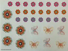 American Girl Crafts Stickers Stencils Stationery Lot of 5 NEW out of pack