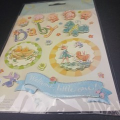 K&Company Dimensional Baby Child Sticker Lot Nursery Rhyme Unisex NEW