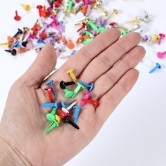 180pcs Brads for Paper Crafts，12 Colors Brads Paper Fasteners Metal Paper Fasten