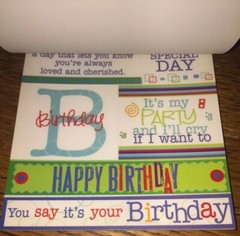 Deja Views Happy Birthday 268 Sticker Tablet Party Celebration Scrapbook POS-110