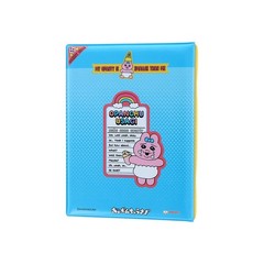 Sun-Star Stationery Panties Rabbit Sticker Binder, Blue, S8908737