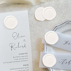 25Pcs Rosemary Style Wax Seal stickers Self Adhesive Envelope Seal Stickers