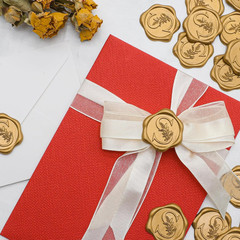 SWANGSA 100 Pack Letter S Wax Seal Stickers – Antique Gold Botanical Leaves