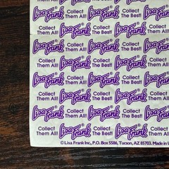 Lisa Frank Frog Complete Sticker Sheet S394 Rare Collectibles