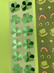 🍀 72 + SHAMROCK CLOVER ST PATRICK’S DAY STICKERS & Decals Green Irish Luck 🍀