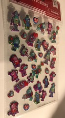 Valentines Themed Puffy Style Stickers 70 Total Scrapbooking/Valentine Crafts