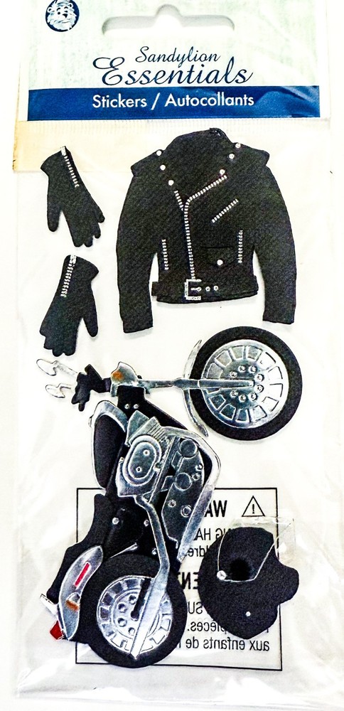 Motorcycle and clothing Sandylion 3D Stickers – Biker – Harley Davidson