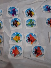 Vintage Stickers, Fish, Oriental Trading Company, Taiwan 24