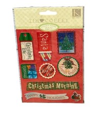 Tim Coffey Clearly Yours Christmas-Themed Scrapbooking Stickers By K&Co