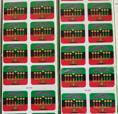 Vintage Carson-Dellosa Publishing Kwanza Stickers Sealed Sheets Kinara 240 Ct