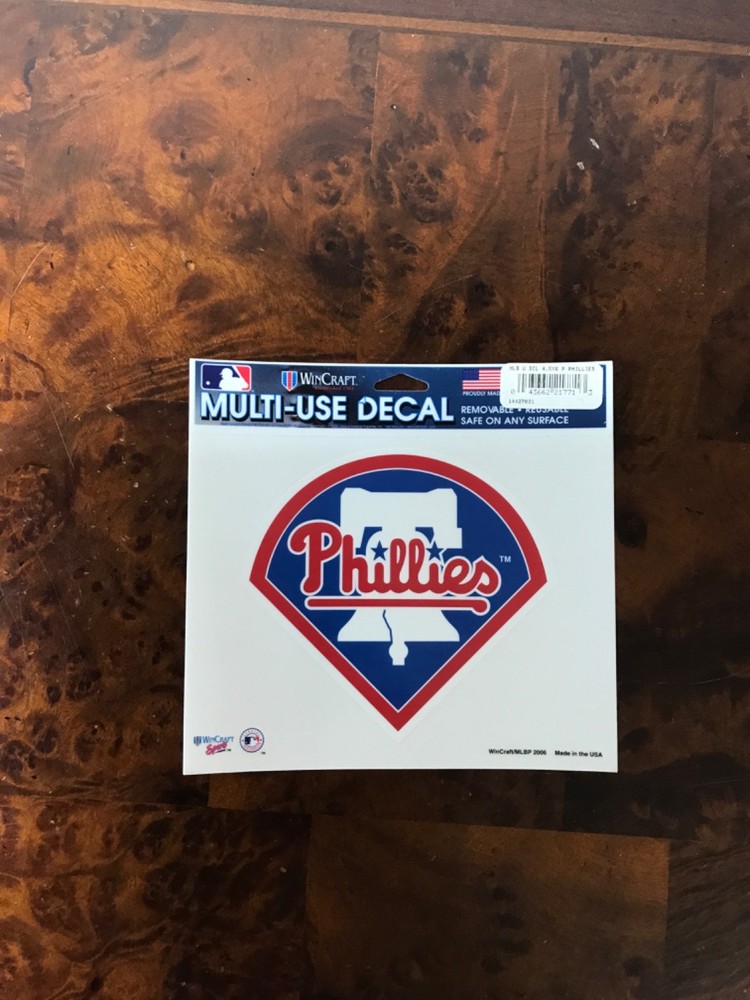 MLB Multi-Use Decal Reusable/Removable – WinCraft -NEW – PHILADELPHIA PHILLIES