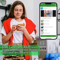60 Pcs Color Coded QR Code Labels for Storage Bins,Moving and Organization | Pa