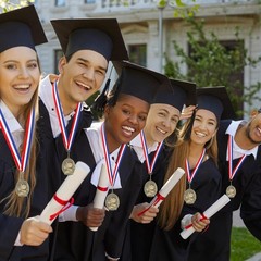 36 PCS Social Studies Award Medals Bulk With Neck Ribbons Gold Trophy