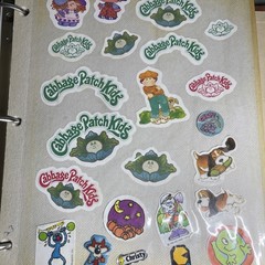 2500+ Stickers Vintage 80s Puff Scratch N Sniff Binder 48 Pages Front & Back 🔥