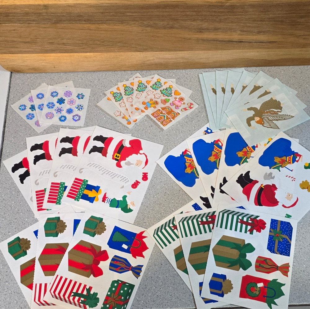 Vintage Christmas Sticker Lot – Sandylion, Mrs. Grossman’s, Provo Craft