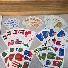 Vintage Christmas Sticker Lot – Sandylion, Mrs. Grossman’s, Provo Craft