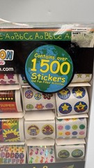 VTG SandyLion 1500 Sticker Set Box Rare Metallic Prismatic Teacher Y2K Lot