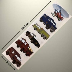 Mrs Grossman’s Sticker – EMERGENCY VEHICLES, POLICE CAR, FIRE ENGINE, AMBULANCE
