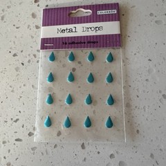 Colorbok Metal Drops Adhesive Gem Stone Plastic Scrapbooking 34688