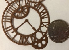 CLOCK GEARS Die-Cuts(6pc)Steampunk •Cogs•Sprocket•Earthtone•Machine •Antique