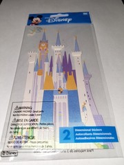 Brand New, Disney Castle, 3D stickers, Jolee’s Boutique