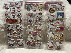 Retro Vintage Look Hello Kitty 3D Bubble Puffy Stickers 3 sets (#37)