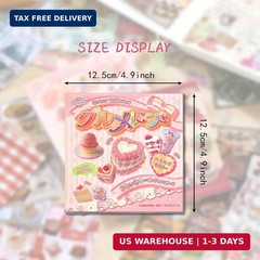 650+ Pcs Japanese Sticker Book- Aesthetic Cute Y2K Retro Sticker Book – Japanese