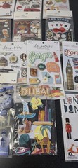 29pks NEW Recollections Scrapbooking Stickers Crafts Dyi Travel Destinations