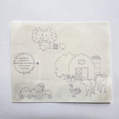 Mrs. Grossman’s Farm Barn Tractor Stickers Scrapbooking Junk Journals Cards