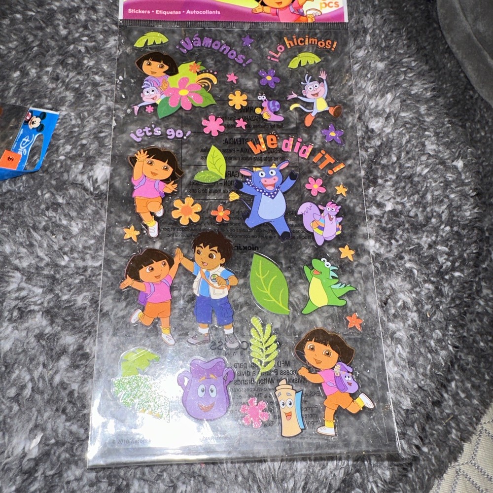 DORA THE EXPLORER Nickelodeon Stickers 36 PCs.