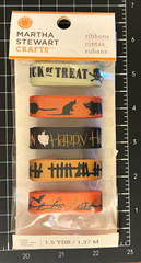 Martha Stewart CLASSIC HALLOWEEN Ribbon – Trick or Treat, Happy Halloween