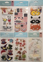 JOLEE’S BOUTIQUE Lot Of 24 Scrapbooking Sticker ASSORTED MIX