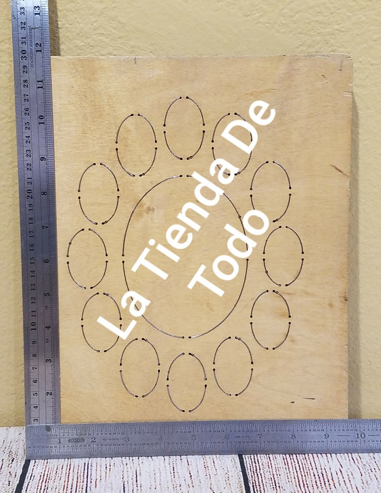 WOOD WOODEN PAPER CUTTING DIE SCHOOL YRS PICTURE FRAME FITS ACCUCUT MACHINE READ