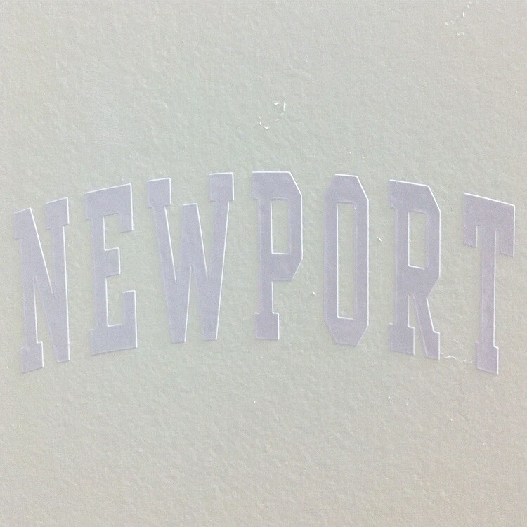 “Newport” Brandy Melville Sticker
