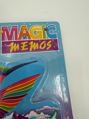 Vintage 90s Lisa Frank Magic Memos Dashley The Humming Bird Rainbow Erase Board